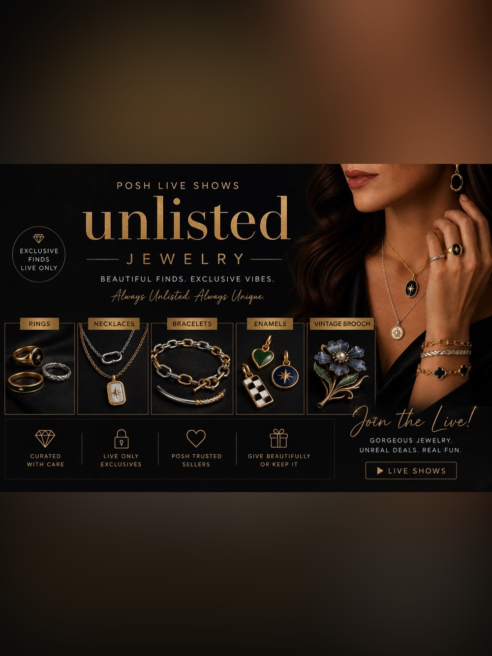 Unlisted Jewelry - Live Shows Exclusive